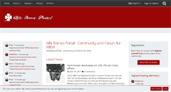 Desktop Screenshot of alfa-romeo-portal.com